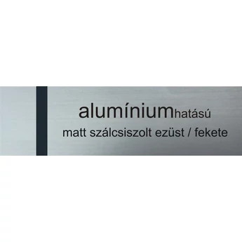 Laserply - 1,5 mm -alumíniumhatású, matt szálcs. - 1220 x 610 mm - gravirnagyker.hu - gravíralapanyag - e3151-1,5-1/1