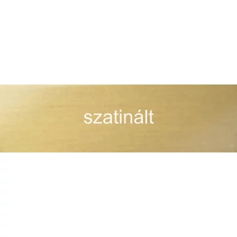 Sárgaréz - 1 mm - szatinált, lakkozott - 500 x 300 mm