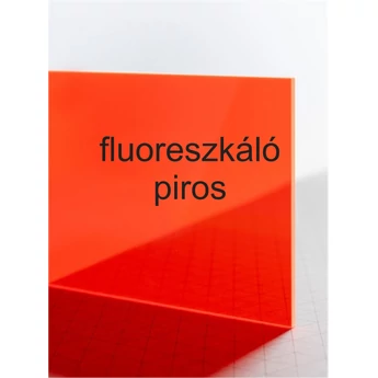 Green Cast - 3 mm - fluoreszkáló piros plexi - 1000 x 600 mm - gravirnagyker.hu - gravíralapanyag - s71134-3-1/1