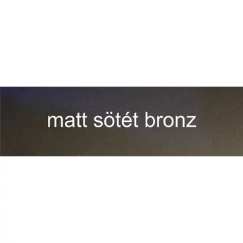 Alumínium - 1 mm - matt sötét bronz - 1000 x 500 mm