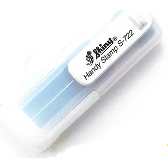 Shiny - S-723 Handy Stamp - 47 x 18 mm - fehér ház / natúr párna