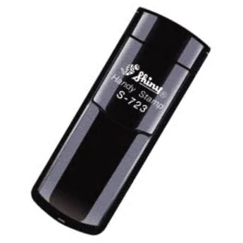 Shiny - S-723 Handy Stamp - 47 x 18 mm - fekete ház / zöld párna