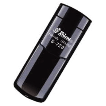 Shiny - S-723 Handy Stamp - 47 x 18 mm - fekete ház / zöld párna