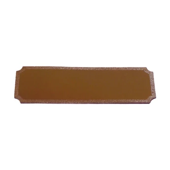 "Paolo" gravírlap - bronz, közepes (6,2 x 2,4 cm)