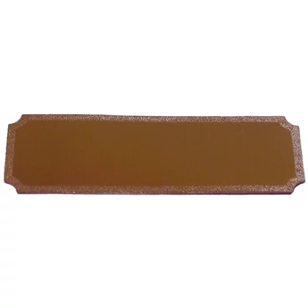 "Paolo" gravírlap - bronz, nagy (7,4 x 2,7 cm)