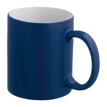 "Dalaro" gumírozott bögre, 300 ml - kék "Dalaro" gumírozott bögre, 300 ml - kék