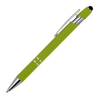 "Bres" golyóstoll - gumírozott - lime "Bres" golyóstoll - gumírozott - lime