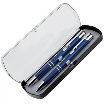 "Alisa" szett - golyóstoll+ceruza - kék