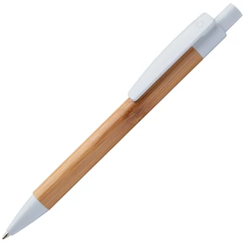 "Netma" bambusz golyóstoll - fehér "Netma" bambusz golyóstoll - fehér
