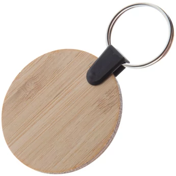 "Golar" bambusz kulcstartó - kör