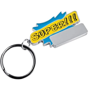 "Super" kulcstartó - kék