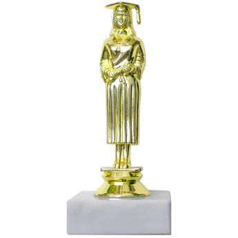 "Diplomás lány" figura - 14 cm-es