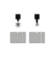 Plexiglas szatinált SC - 3 mm - fekete - 1000 x 600 mm